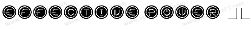 Effective Power字体转换